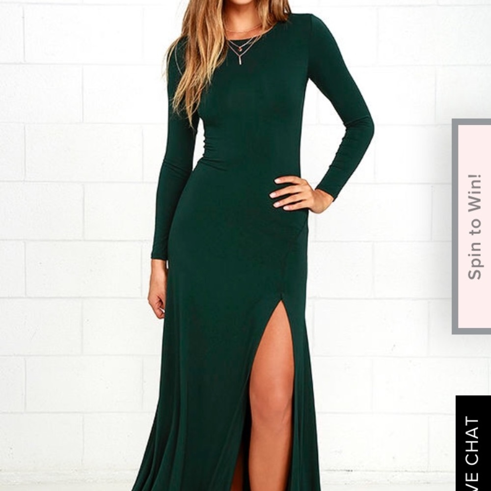 Lulus Long Sleeve Maxi Dress